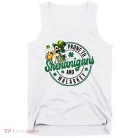 Prone To Shenanigans And Malarkey St Patricks Day Tank Top thumb 0