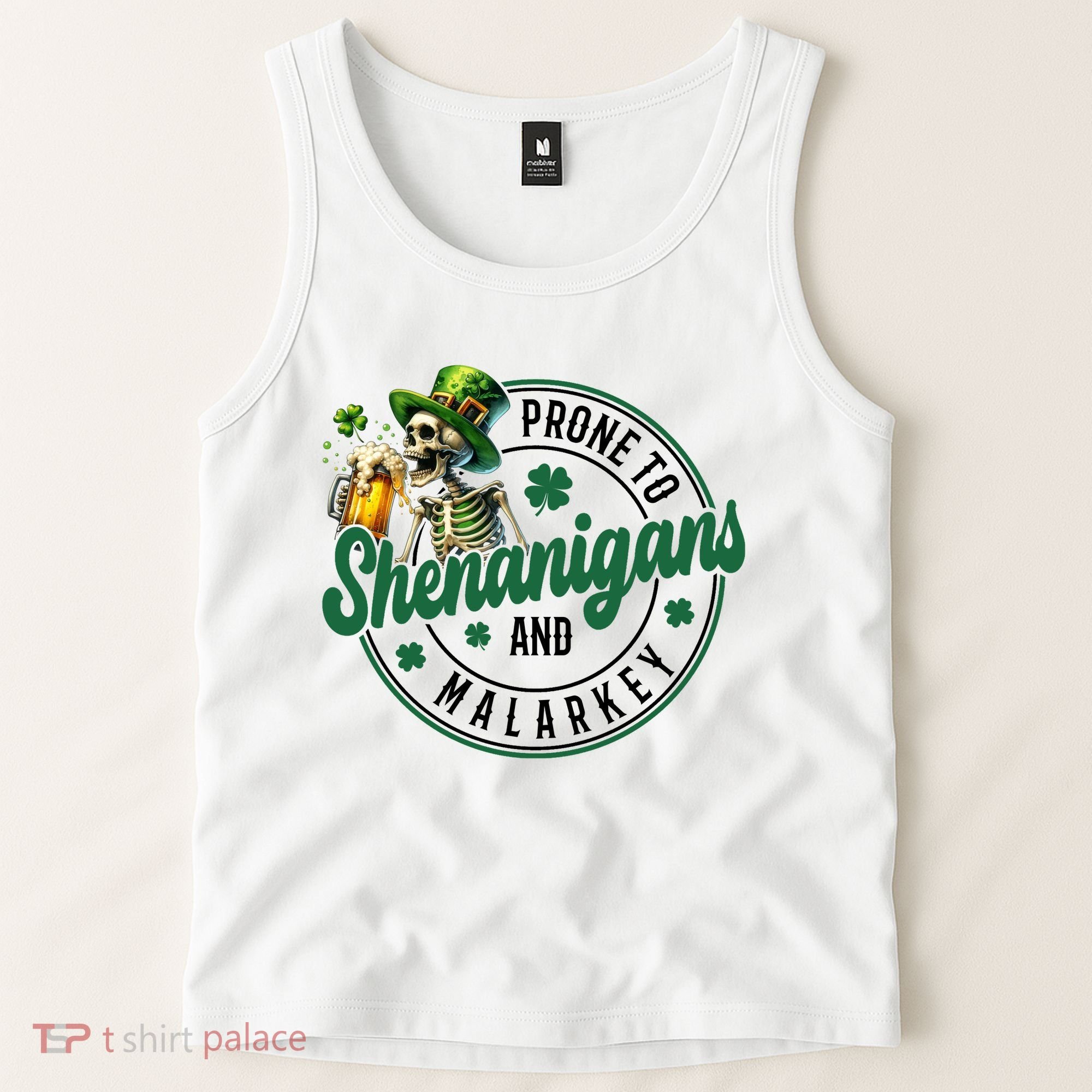 Prone To Shenanigans And Malarkey St Patricks Day Tank Top