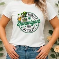Prone To Shenanigans And Malarkey St Patricks Day Women's T-Shirt thumb 2