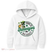 Prone To Shenanigans And Malarkey St Patricks Day Kids Hoodie thumb 0
