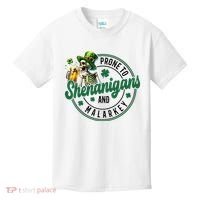 Prone To Shenanigans And Malarkey St Patricks Day Kids T-Shirt thumb 0