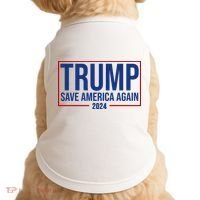 Pro Trump Save America Again 2024 Election Doggie Tank thumb 0