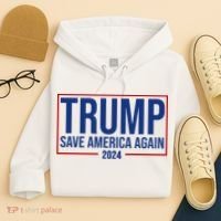 Pro Trump Save America Again 2024 Election Hoodie thumb 4