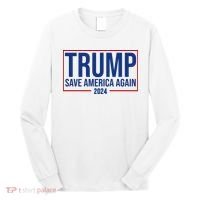 Pro Trump Save America Again 2024 Election Long Sleeve Shirt thumb 0