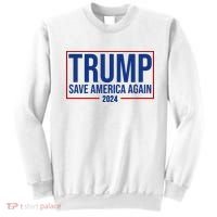 Pro Trump Save America Again 2024 Election Sweatshirt thumb 0