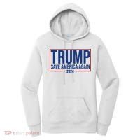 Pro Trump Save America Again 2024 Election Women's Hoodie thumb 0