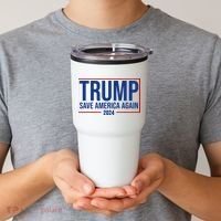 Pro Trump Save America Again 2024 Election Tumbler thumb 2