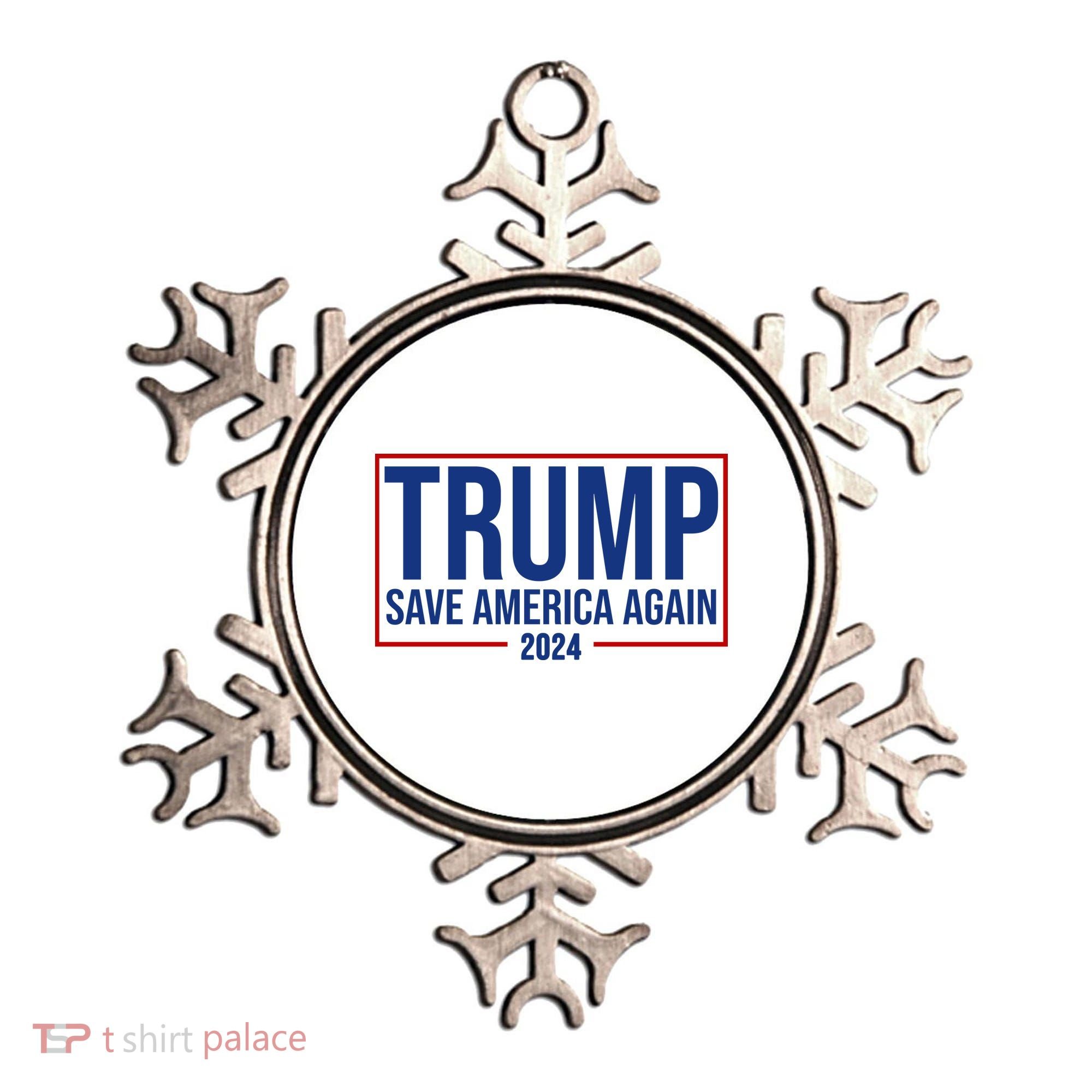 Pro Trump Save America Again 2024 Election Ornament