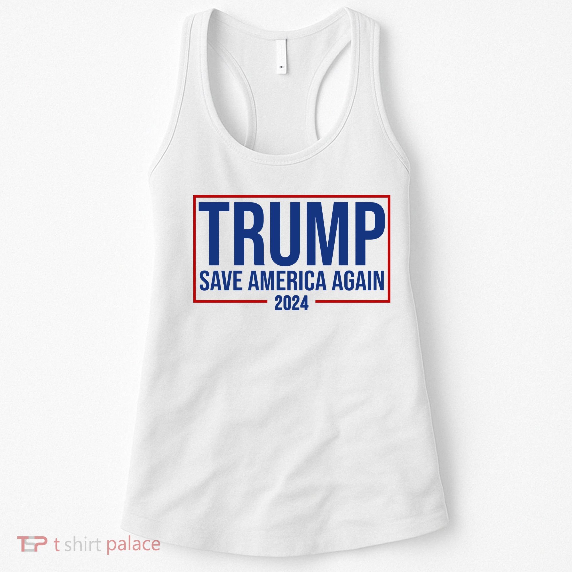 Pro Trump Save America Again 2024 Election Women's Tank Top