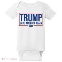 Pro Trump Save America Again 2024 Election Baby Bodysuit thumb 0