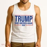 Pro Trump Save America Again 2024 Election Tank Top thumb 3