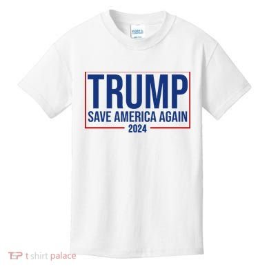 Pro Trump Save America Again 2024 Election Kids T-Shirt