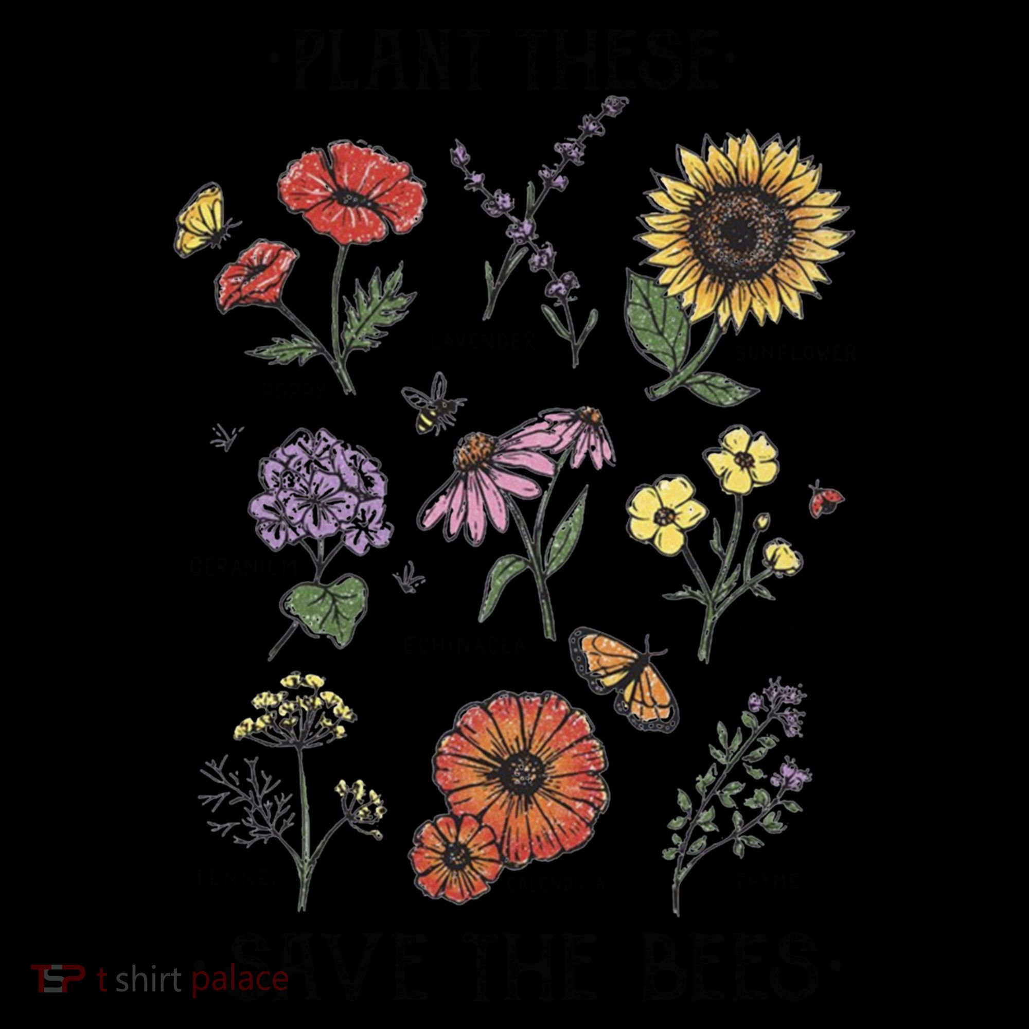 Plant These Save The Bees Flowers Gardening Gift Coffee Mug