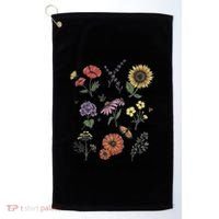 Plant These Save The Bees Flowers Gardening Gift Golf Towel thumb 0