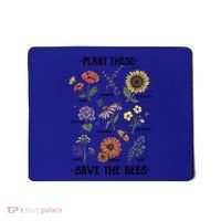 Plant These Save The Bees Flowers Gardening Gift Mousepad thumb 0
