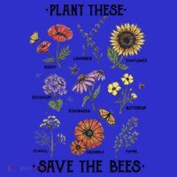 Plant These Save The Bees Flowers Gardening Gift Baby Bodysuit thumb 2