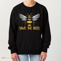 Plant These Save the Bees Bumblebee Climate Change Earth Day Women's Sweatshirt thumb 0