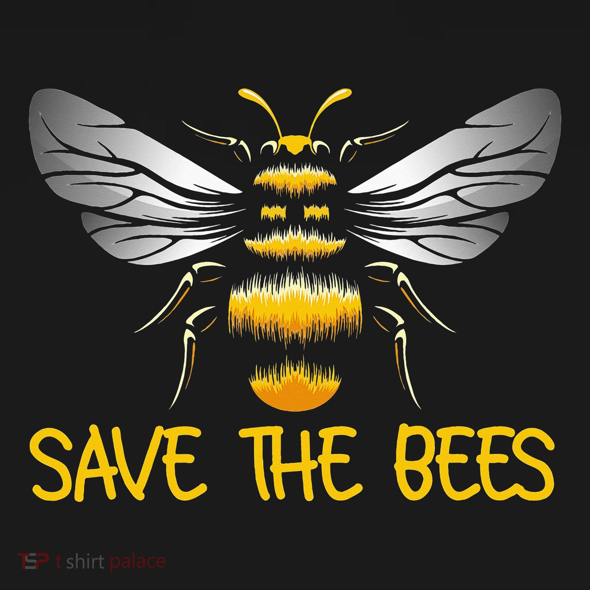 Plant These Save the Bees Bumblebee Climate Change Earth Day USA-Made Doggie Bandana
