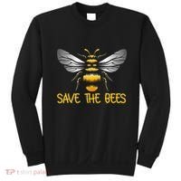 Plant These Save the Bees Bumblebee Climate Change Earth Day Sweatshirt thumb 0