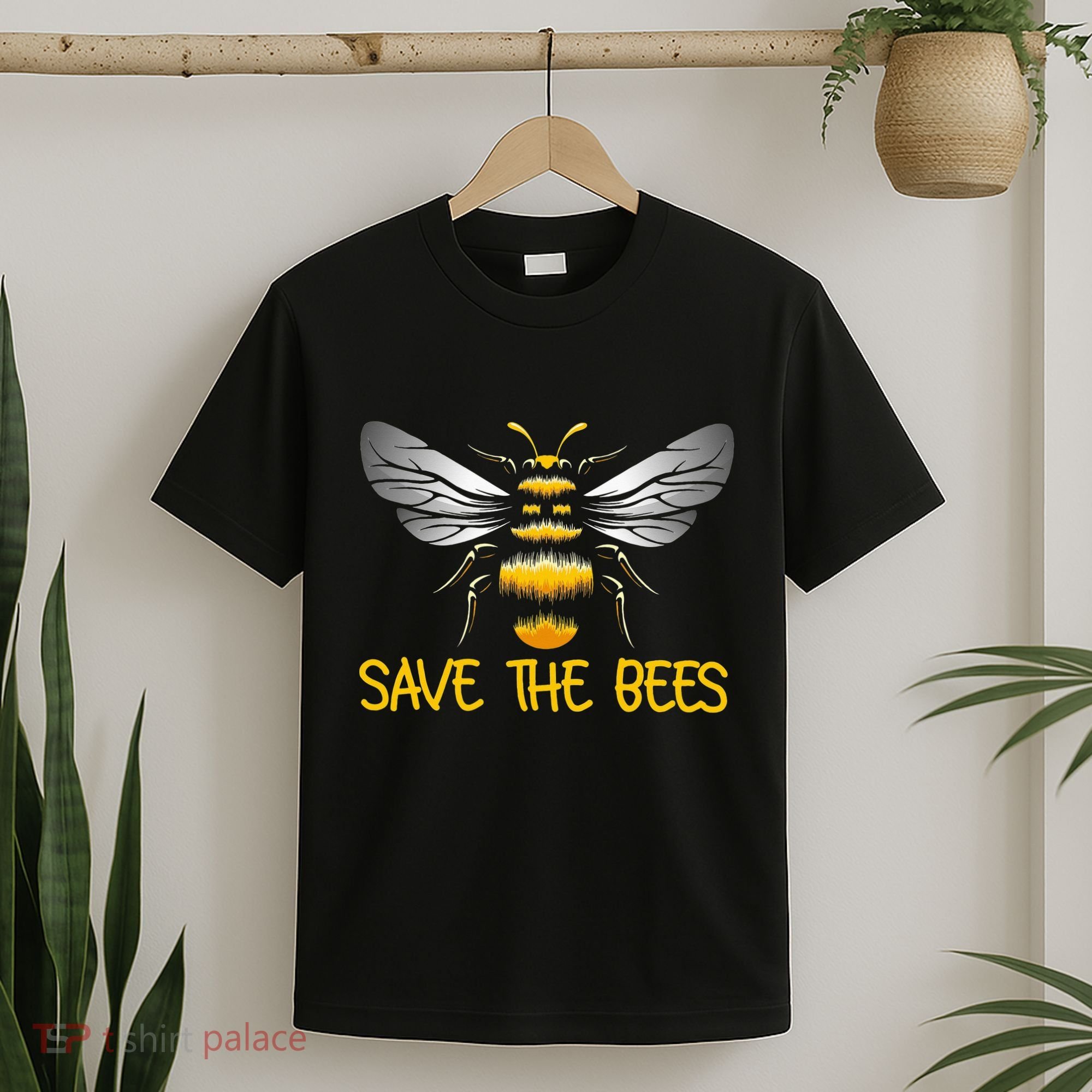 Plant These Save the Bees Bumblebee Climate Change Earth Day T-Shirt