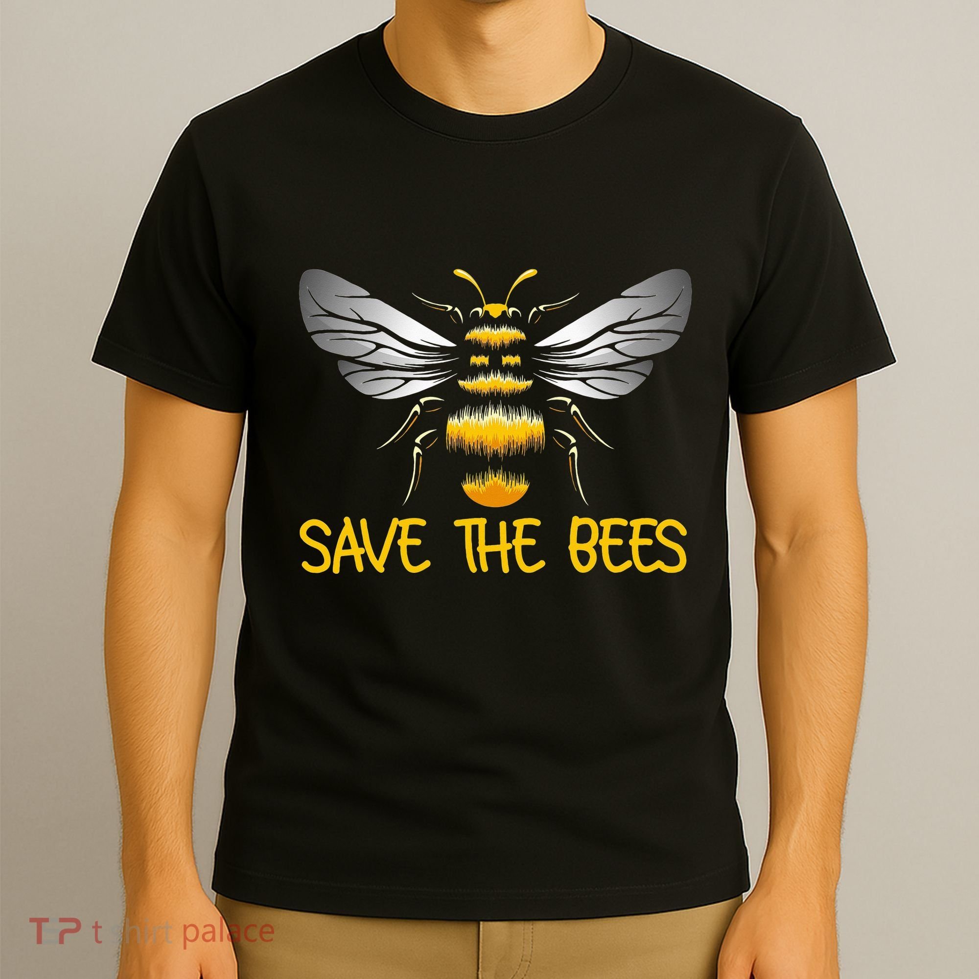 Plant These Save the Bees Bumblebee Climate Change Earth Day T-Shirt