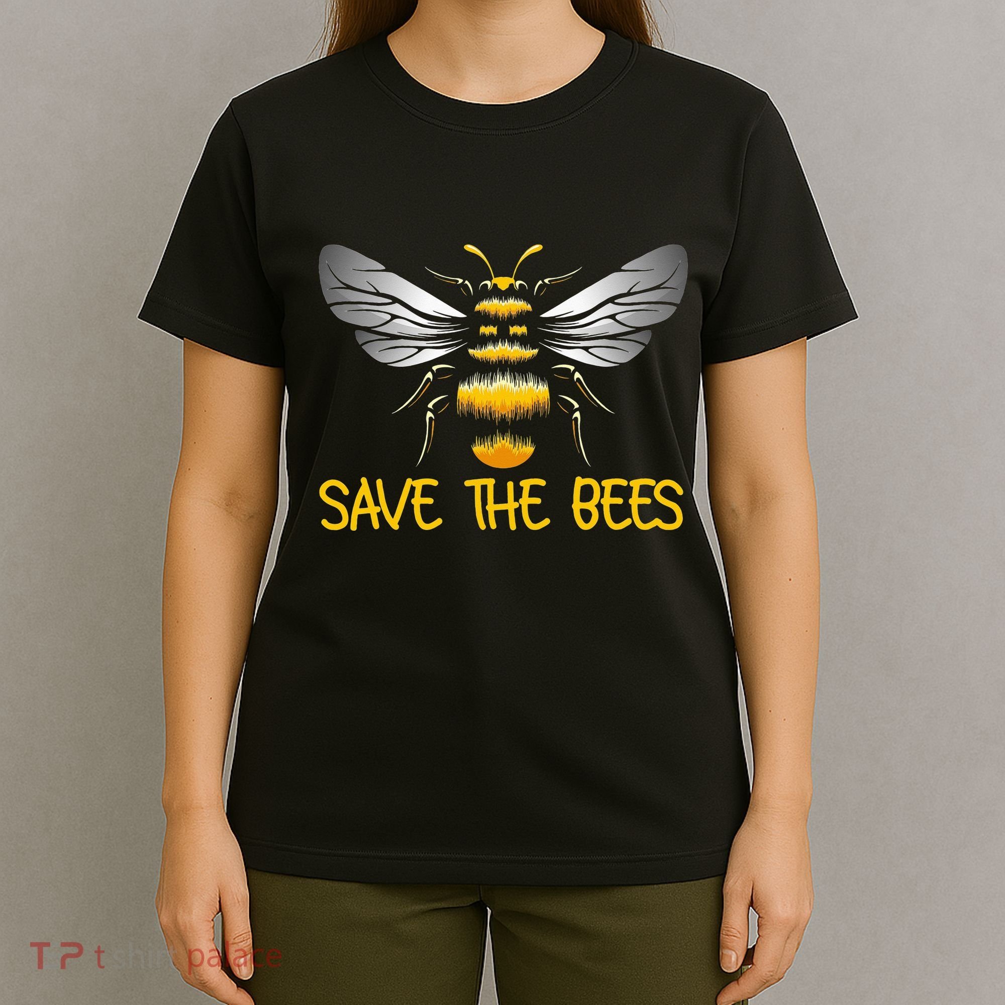 Plant These Save the Bees Bumblebee Climate Change Earth Day T-Shirt