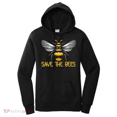 Plant These Save the Bees Bumblebee Climate Change Earth Day Women's Hoodie