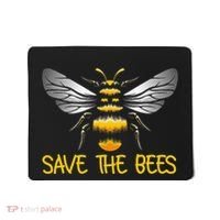 Plant These Save the Bees Bumblebee Climate Change Earth Day Mousepad thumb 0