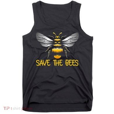 Plant These Save the Bees Bumblebee Climate Change Earth Day Tank Top