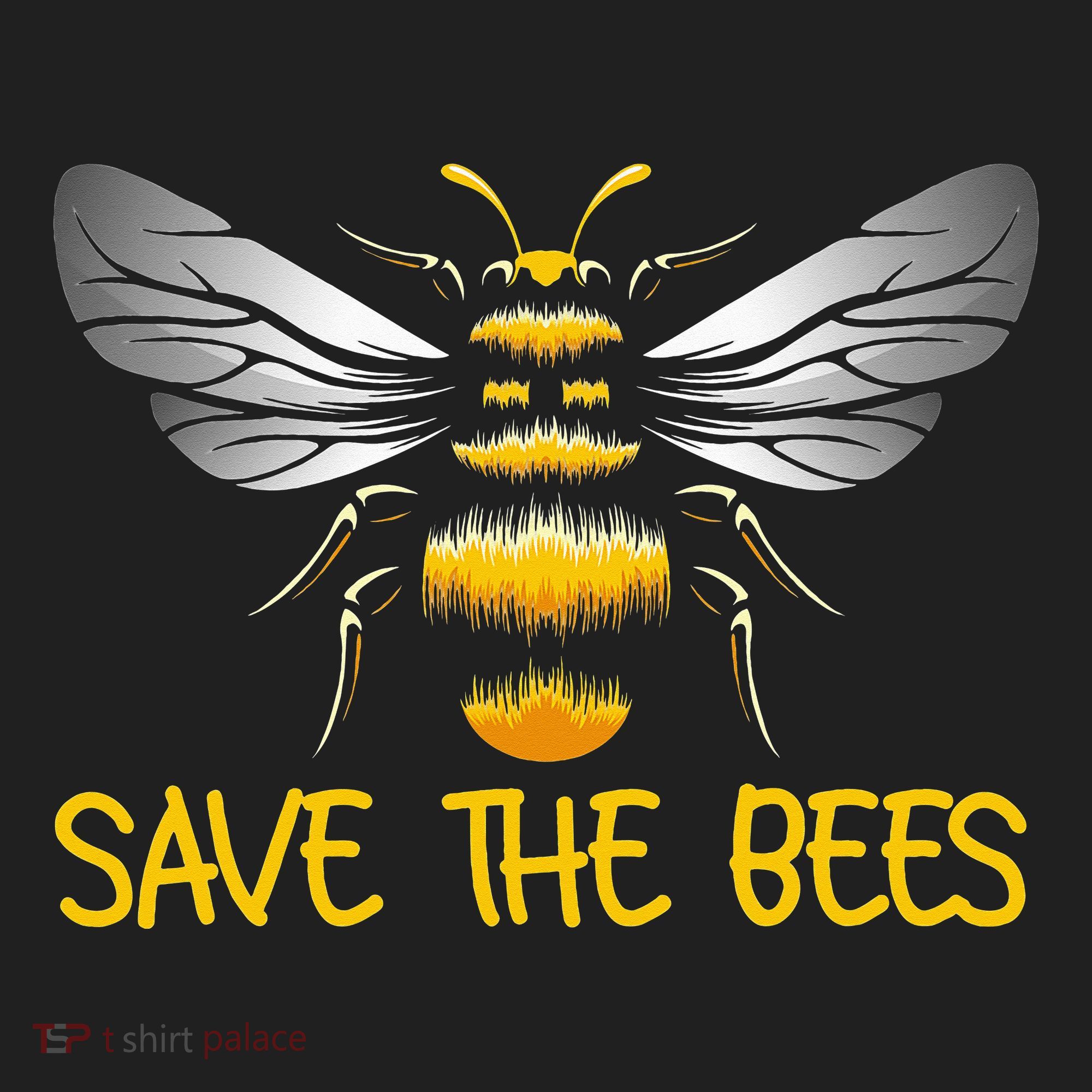 Plant These Save the Bees Bumblebee Climate Change Earth Day Golf Towel