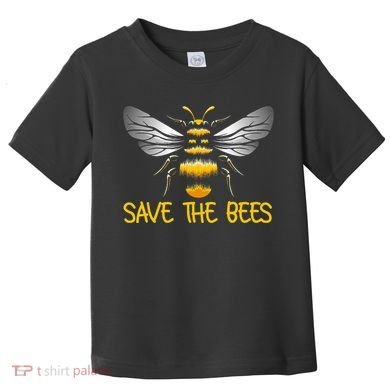 Plant These Save the Bees Bumblebee Climate Change Earth Day Toddler T-Shirt