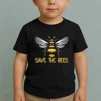 Plant These Save the Bees Bumblebee Climate Change Earth Day Toddler T-Shirt thumb 2