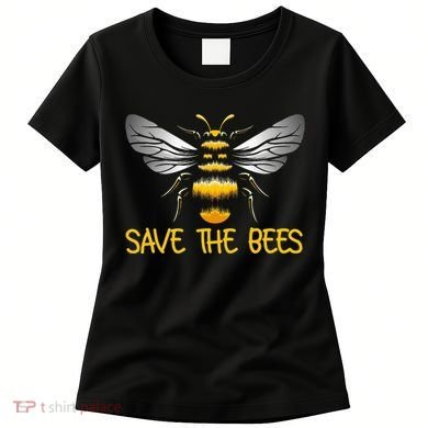 Plant These Save the Bees Bumblebee Climate Change Earth Day Women's T-Shirt