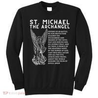 Prayer To St. Michael The Archangel Print Christian Sweatshirt thumb 0
