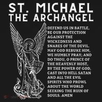 Prayer To St. Michael The Archangel Print Christian Women's Hoodie thumb 2
