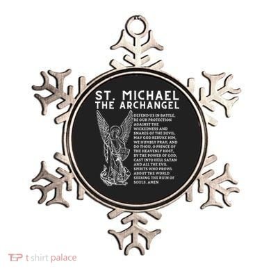 Prayer To St. Michael The Archangel Print Christian Ornament