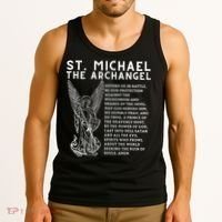Prayer To St. Michael The Archangel Print Christian Tank Top thumb 3