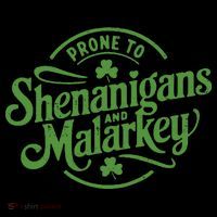 Prone To Shenanigans Malarkey Funny Clovers St Patricks Day Coffee Mug thumb 5