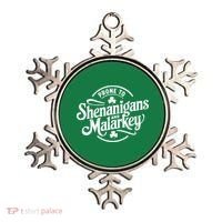 Prone To Shenanigans Malarkey Funny Clovers St Patricks Day Ornament thumb 0