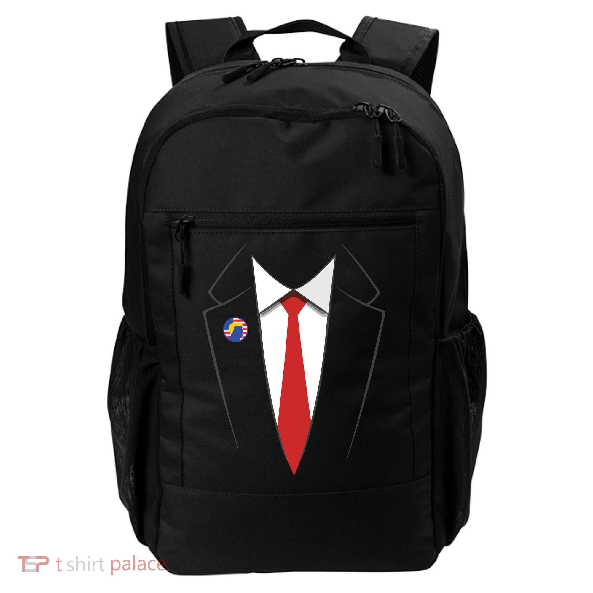 President Trump Suit US President Easy Costume Backpack