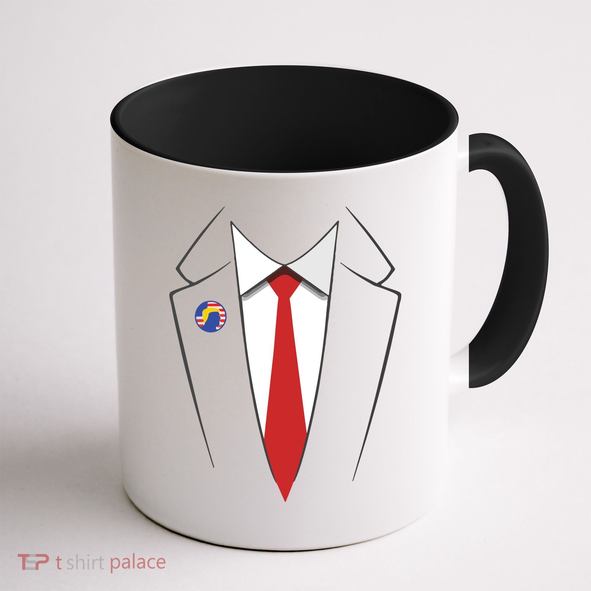 President Trump Suit US President Easy Costume Coffee Mug