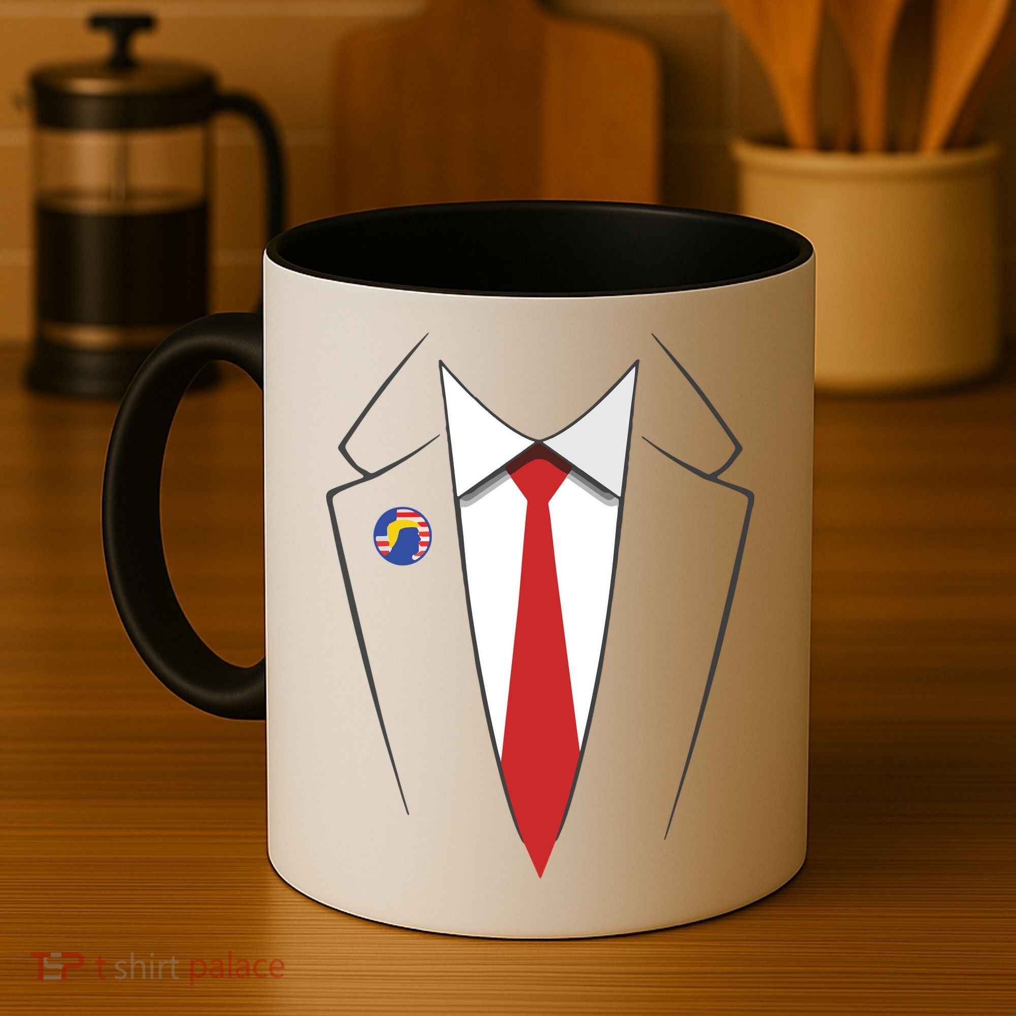 President Trump Suit US President Easy Costume Coffee Mug