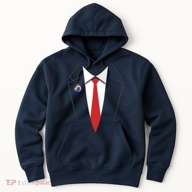 President Trump Suit US President Easy Costume Hoodie