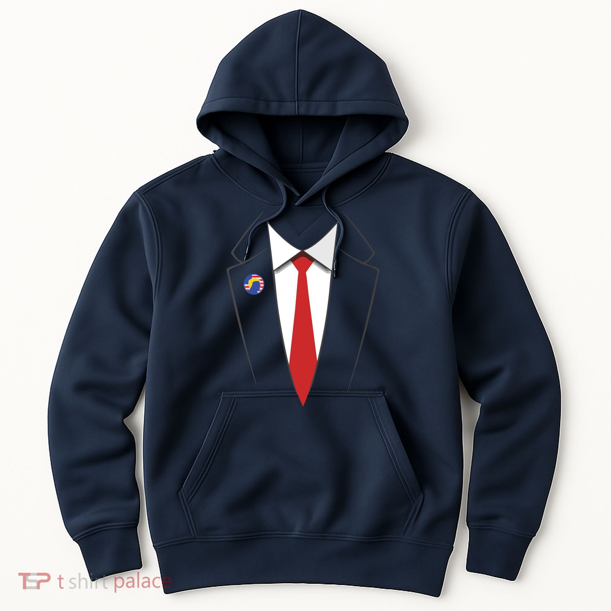 President Trump Suit US President Easy Costume Hoodie