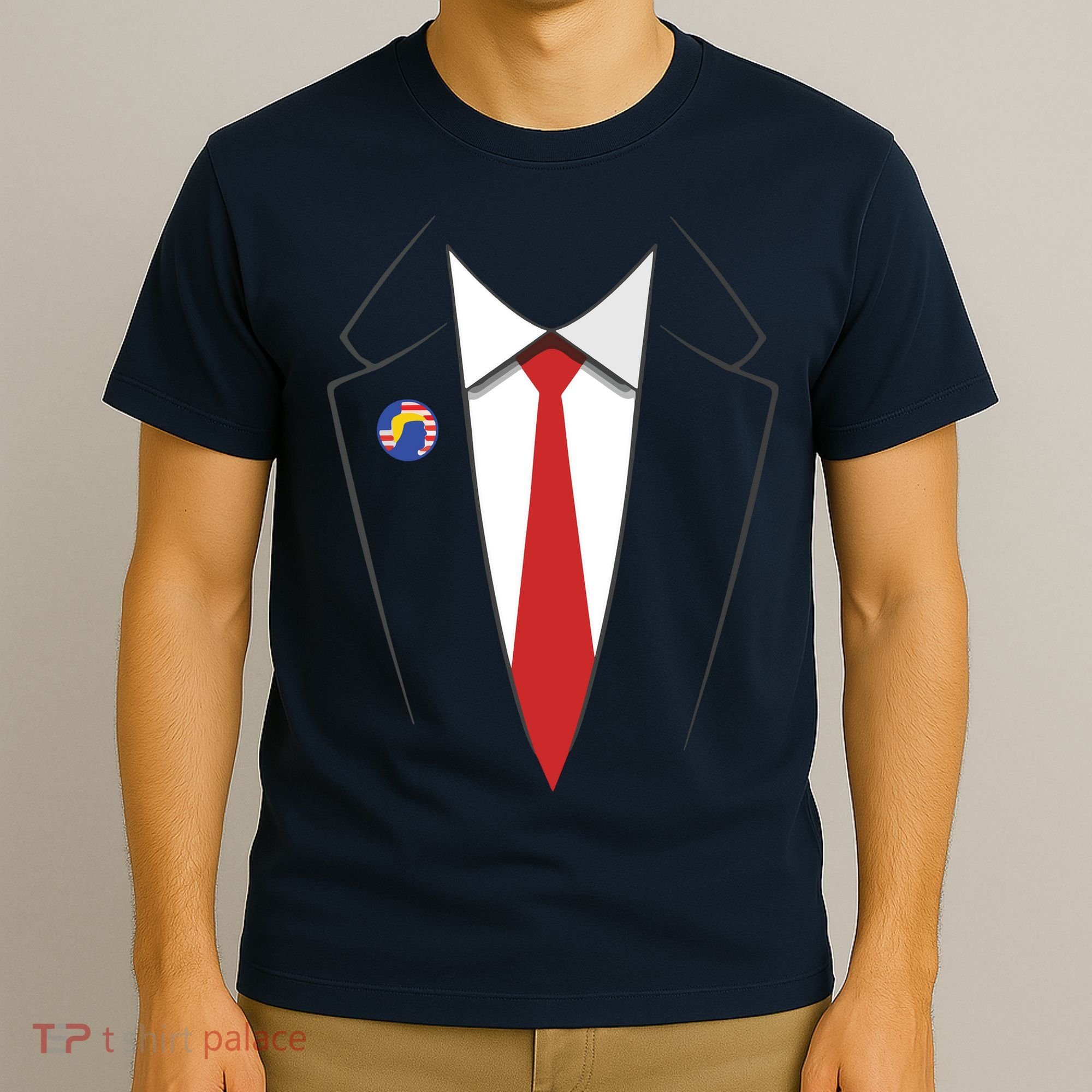 President Trump Suit US President Easy Costume T-Shirt