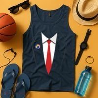 President Trump Suit US President Easy Costume Tank Top thumb 4
