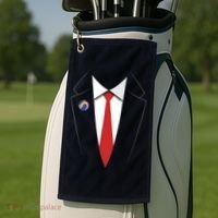 President Trump Suit US President Easy Costume Golf Towel thumb 2