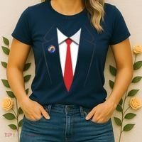 President Trump Suit US President Easy Costume Women's T-Shirt thumb 2