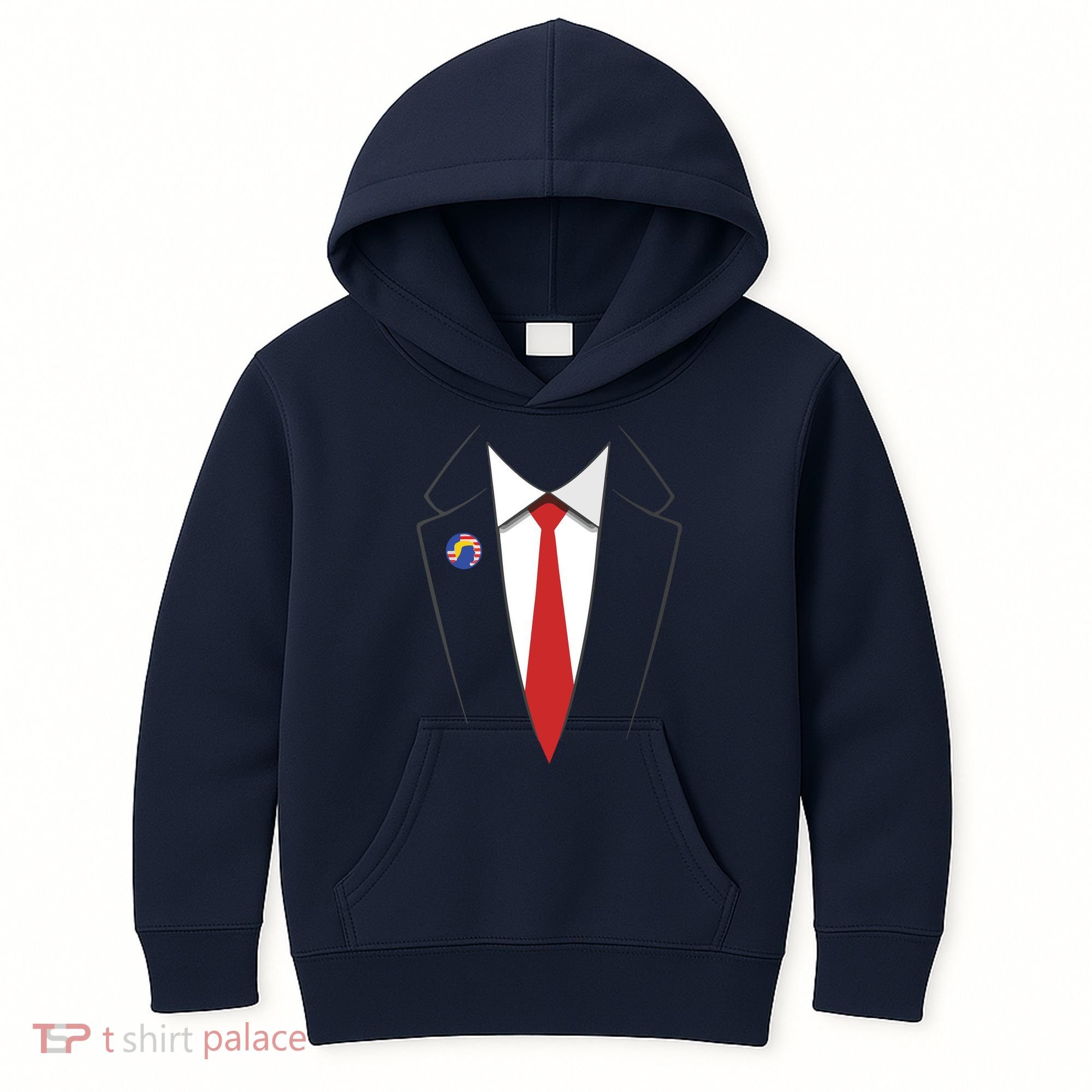 President Trump Suit US President Easy Costume Kids Hoodie