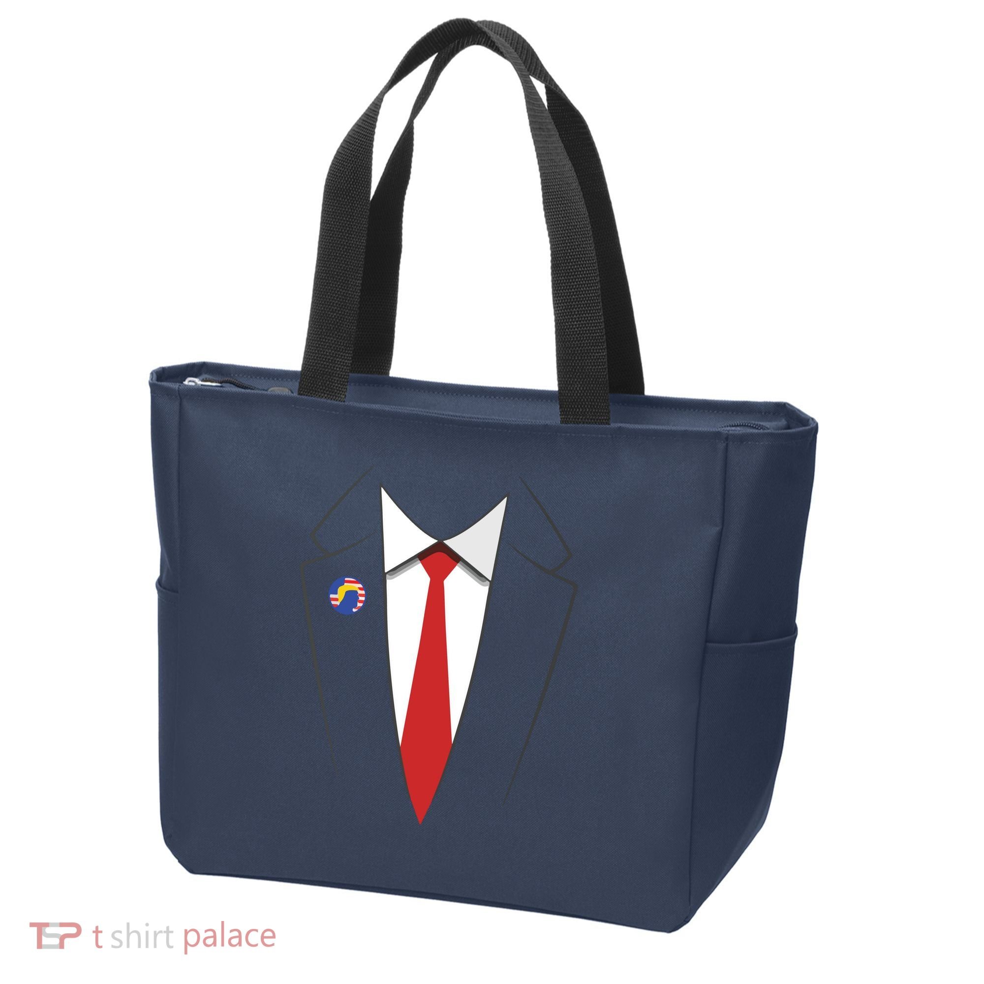 President Trump Suit US President Easy Costume Tote Bag